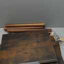 MaxSmeo Night Stand Set 2, Mid Century Modern Side Table Bedroom with Storage, Small End Bedside Table Set of 2 with Solid Wood Legs for Living Room, Office Small Spaces (Rustic Brown)