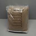 H.VERSAILTEX Real Velvet Plush 3 Piece Stretch Sofa Covers Couch Covers for 2 Cushion Couch Sofa Slipcovers Width Up to 90 Inch Feature Thick Soft Stay in Place (Large Sofa, Camel)