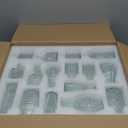 Mini Bud Vases Set of 32 As Wedding Centerpieces for Tables,Clear Bud Vases for Flowers,Small Flower Vases Suitable for Birthday Party,Anniversary,Wedding Reception,Baby Shower (Clear, 32PCS)