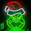 Christmas Neon Sign Christmas Led Sign Dimmable for Wall Decor Neon christmas Lights Up Sign for Bedroom Kids Room Living Room Gift Xmas Party