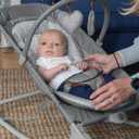 Summer by Ingenuity 2-in-1 Bouncer & Rocker Duo (Heather Gray) Convenient and Portable Rocker and Bouncer for Babies Includes Soft Toys and Soothing Vibrations