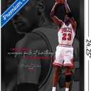 Trends International Michael Jordan - Can't Accept Not Trying Wall Poster, 14.725" x 22.375", Black Framed Version, 22.4"L x 14.7"W
