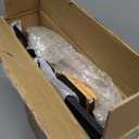 JANSNIMEN Black Corner Bread Box for Kitchen Countertop, Large Bread Container Storage Bamboo Wooden Farmhouse Bread Box with Window Bread Holder