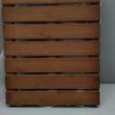 Bamboo Bath Mat for Shower, Dual Anti-Slip for Surface & Bottom, Waterproof Foldable Shower Mat, Easy to Carry and Storage, Perfect for Indoor Outdoor （Brown, 27×16×1.14 Inches）