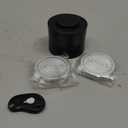 Nessus Reusable Kit for Nespresso Pods Vertuo, Reuse Old Coffee Pods for Nespresso Vertuo: 100 Pcs Aluminum Foil Seal Lid, Holder, Brush, Refillable Vertuo Plus Next Capsule Machine(No Pods Come) (Black)