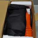 GSPSCN 6X Faster Inflation Tire Inflator Heavy Duty Double Cylinders with Portable Bag- Car AccessoriesMetal 12V Air Compressor Pump 150PSI with Adapter for Car, Truck, SUV Tires, Dinghy, Air Bed (Silver)