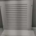 Radiator Cover Cabinet, White Heater Covers for Radiators, Louvered Grill Radiator Shelf with Top, 27.5x 27.5x 8Heating Decorative Organizer for Kitchen Living Room Bathroom