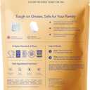 BLUELAND 100% Plastic-Free Dishwasher Detergent Tablets, 120 Count, Free & Clear, Eco-Friendly Dishwashing Pods, Natural, USDA Certified biobased