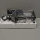 FEMILA Outdoor Wall Sconce, 14.9" Matte Black Seeded Glass Outdoor Sconce Lights, Front Porch Light Fixtures Wall Mount, Garage Lights for Patio, Entryway, Garden, E26 Base, 4FD54B BK (15")