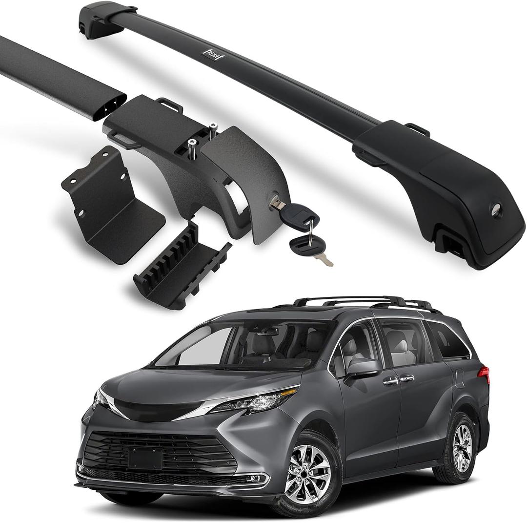Fits Toyota Sienna 2021-2026, Upgrade 260 LBS Lockable Roof Racks Cross Bars, Heavy Duty All Aluminum Rooftop Accessories