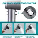 Shower Head with Handheld, High Pressure Shower HeadS with Pause Switch 4 Spray Modes Filter Showerhead with 79 in Hose, Adhesive Wall Mount，Bracket and Replace Filter (Grey)