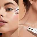 Dewy Highlighter Makeup, Highlighter Makeup Stick for Face and Body, Radiant & Shimmer Glow, Buildable Color for All Day | Vegan & Cruelty-Free | Rose Bronze Gold 15g/0.53fl.Oz