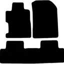 Car Floor Mats for Honda Civic 2006-2011,Nylon Black Carpet All Weather Waterproof Auto Liners Foot Pads Set