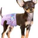 Disposable Female Dog Diapers, Puppy Diapers with Adjustable Elastic Waistline for Female Dog or Cat in Heat, Incontinence, Diaper with Wetness Indicator, XS-10 Count