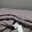 CozyLux Queen Comforter Set Dusty Purple Seersucker 7 Pieces Bed in a Bag Queen Comforter Set with Sheets, Luxury Bedding Sets with Down Alternative Comforter, Sheets, Pillowcases & Shams All Seasons