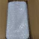 Sealegend Magnetic Lint Bin for Laundry Room with Dryer Lint Brush, Wall Mounted Metal Trash Can with Lid for Dryer, Space-Saving Laundry Organization and Storage, White