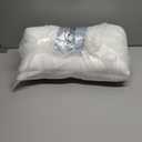 MINUPWELL Ultra Flat Pillows for Sleeping Thin, 7D High Support 2.5 inch Height Ultra Thin Pillows, Slim Bed Pillows for Stomach Sleeper, Standard Size -18x26 in (White)