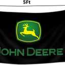 John Flag Deere Banner Flags,3x5 Feet with 2 Brass Grommets for College Dorm Decor, Outdoor, Gift, Indoor, Garage, Home,House