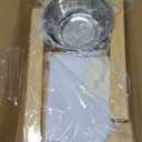 HTB Elevated Dog Bowls,Raised Dog Bowl Stand with 2 Stainless Steel Bowls,Elevated Raised Dog Bowls for Large Medium Small Sized Dogs (large-10"tall,48 Oz bowl, Bamboo)