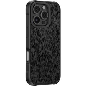 AMAZINGthing for iPhone 16 Pro Max Case Leather, Compatible with Magsafe Wireless Charging, Premium PU Leather and TPU Protection, Luxury Protective Case for iPhone 16 Pro Max, Black