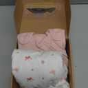 2-Pack Organic Baby Sleep Sacks, 100% Cotton - Soft & Breathable 0.5TOG Baby Wearable Blanket, Toddler Sleeping Sack 6-18 months, Easy to Wear Transitional Swaddles for Newborns (Butterflies, M)