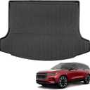Auxko All Weather Cargo Mat Fit for Lincoln Nautilus 2024 2025 2026 TPE Liner Trunk Mat Nautilus Liner Accessories All Season Odorless Anti-Slip Black