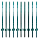 ARIFARO Fence Posts 4 Feet Sturdy Duty Metal Fence Post, Pack of 10, No Dig Garden U Post for Wire Fencing Steel Post for Yard, Outdoor Wire
4 Feet Metal Fence Steel Post Garden Post