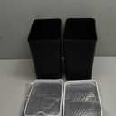 Bathroom Trash Can with Lid, KOEYLE 2 Pack 2.2 Gallon Automatic Touchless Garbage Can, Small Motion Sensor Smart Trash Can, Slim Waterproof Trash Bin for Bedroom, Bathroom, Office, Living Room (Black)