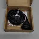 10Foot with Wire Electric Light Socket Waterproof Plug Light Outdoor Plug Light E26/E27 Socket with Wire Electric Light Socket Temporary Building Lighting Waterproof Socket with Wire Electric 6017