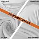 Men's Compression Quick Dry Short Shirts UPF 50+ UV Sun Protection Workout Undershirts Weatherproof Rash Guard (XL)