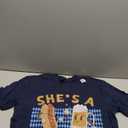 Funny Oktoberfes Hes the Wurst Shes a Brat Couples Matching T-Shirt, L