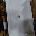 DreamLine SlimLine 34 in. D x 60 in. W x 2 3/4 in. H Center Drain Single Threshold Shower Base in White, DLT-1134600