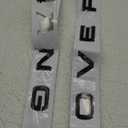 Replacement 3D Raised Front Head ABS Letter Decal Rear Letters Emblem Tailgate Letter Rear Emblem Sports Line Badge Compatible with RxxxE and RxxxR (Matte Black)