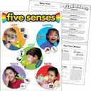 TREND Five Senses Learning Chart, Classroom Decor, 17" x 22"