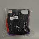 Idepet Female Dog Diapers with Suspender 3 Pack Washable Reusable Doggie Diapers for Small Medium Female Dog in Heat Period Cycle Urinary Incontinence Training, Black+Red+Purple M