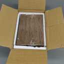 QEEIG Floating Shelves for Wall Bathroom Shelf Bedroom Kitchen Living Room Hanging Book Shelves Small Farmhouse Decor 16 inch Set of 3, Rustic Brown (015-BN3)