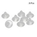 2 x uxcell Rubber Home Desk Glass Transparent Anti-Collision Suction Cups Sucker Hanger Pads (Pack of 8)