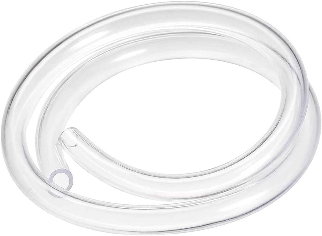 Industrial Grade Plastic PVC Vinyl Tubing, 1/2" ID x 5/8" OD Clear Tube BPA Free Air Hose Line, 3FT
