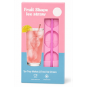 Fruit shape ice straw mold , Pack of 5