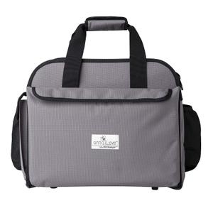 Anna & Eve Diaper Bag with Changing Station, Baby Bag, Diaper Backpack for Baby Girl and Boy, Large Diaper Tote Bag - Portable Diaper Changing Pad (Charcoal Grey)