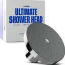 Cold Life Filtered Shower Head for Hard Water - Recommended by Gary Brecka - Wide-Face High-Pressure Shower Head with Filter - Multi-Stage Filtration for Skin & Hair, 99% Chlorine Reduction, Chrome