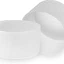 2Pack 3Inch/75mm Clear Silicone Tumbler Bumper, Water Bottle Bottom Protector for 20oz-40oz