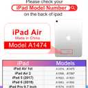 for iPad 5th/6th Generation Case, for Apple iPad Air 1st/2nd Gen, for iPad Pro 9.7 Inch Case Cute Kids Women Girls Folio Sun Moon Cool Aesthetic Design Cover for iPad 5/6, Air 1/2, Pro 9.7