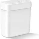 Small Bathroom Trash Can with Lid, 2.6 Gallon Garbage Can with Pop-Up Lid
Press Top Lid, Dog Proof, Slim for Small Space, Premium Plastic, Easy to Use Waste Basket for Room, Office, Toilet, Rv, White