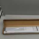 LazBlinds Cordless Cellular Shades, No Tools No Drill Blackout Honeycomb Shades Pleated Blinds for Windows, 29" W x 64" H, Silver White
