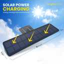 BRIGHTICONIC Solar Sign Lights Outdoors Wireless Real Estate Agent Sign Post Board Lighting Solar LED Signboard Lights Gifts For Real Estate Agents For Lease Coming Soon 1 PACK BLACK