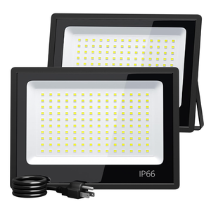 XXBSAZ 100W LED Flood Lights Outdoor, 12500LM Daylight 6500K, AC85-265V High Power Commercial Work Light, IP66 Waterproof Super Bright Security Stadium Lights for Parking Lots, Warehouses, Yard