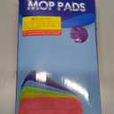 HOMTOYOU Reusable Pads Refills for Swiffer Power Mop: 6 Pack Microfiber Pad for Multi-Surface Floor Cleaning - Machine Washable Replacement Sweeping Cloths for 13 ''-15 '' Spray Mop (Purple)