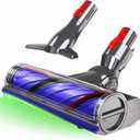 2026 Upgraded Vacuum Head Replacement for Dyson V7/V8/V10/V11/V15/SV10/SV11/SV12/SV14/SV15/SV22(Not for Slim), Quick Release Cordless Vacuum Cleaner Head with LED Light (1 Head+1 Brush Nozzle)