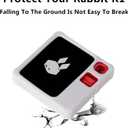 5 x 2 in 1 Protective Accessories for Rabbit R1 AI, Rabbit AI case, Soft Silicone Case & Screen Protector, Rabbit R1 Accessories,Rabbit R1 case (Black)